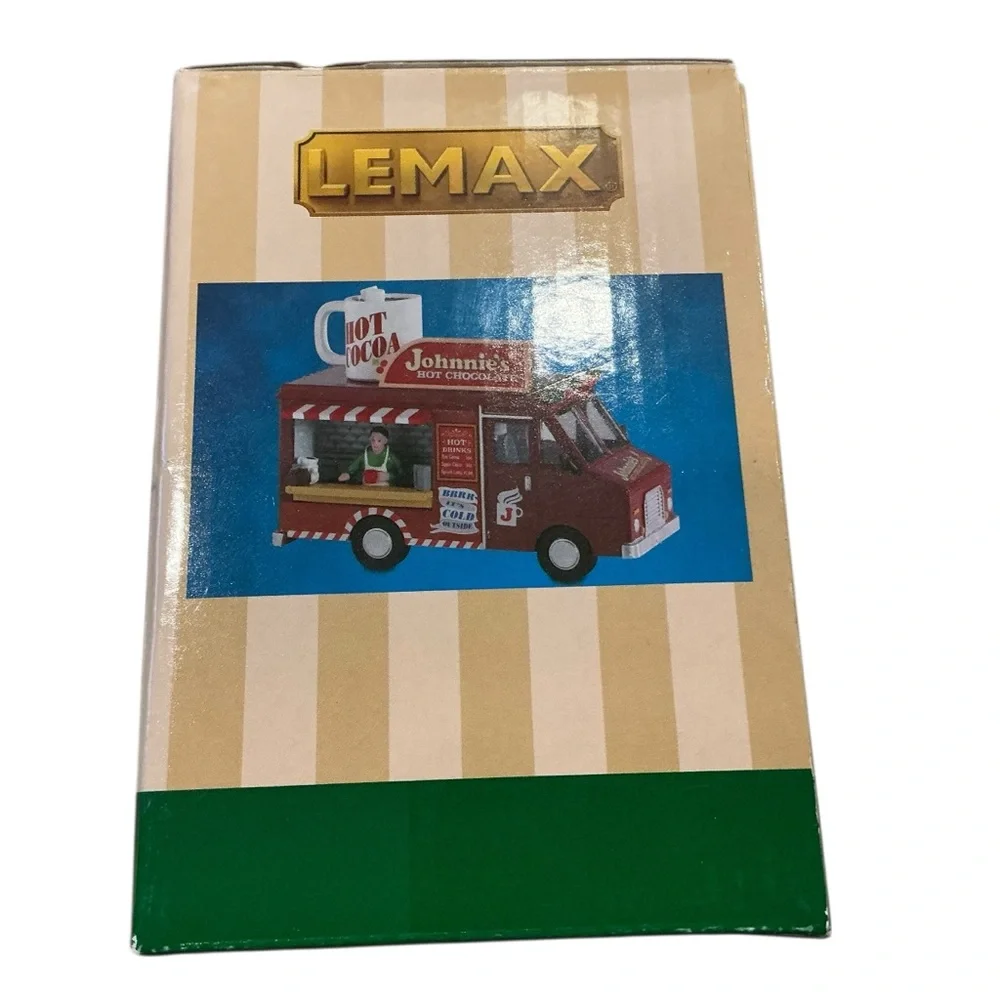 Lemax Johnnie's Hot Chocolate Truck Figurine